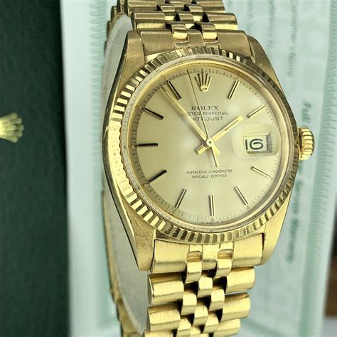 ' rolex datejust gold